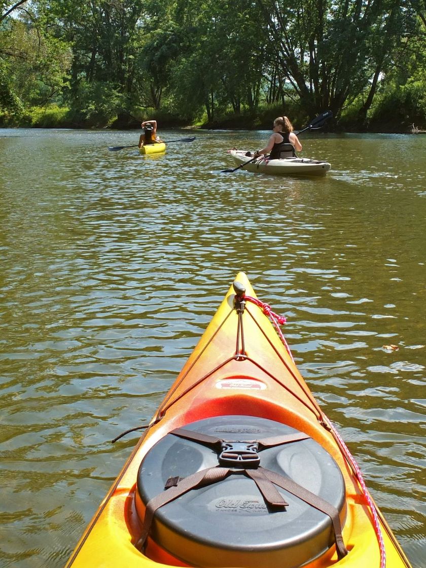 Kayaking on the Chenango River